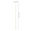 2St Beige Bamboe Frame Stokken Flexibele Zitveldssteun 2