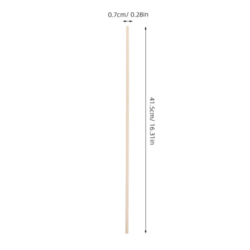 2St Beige Bamboe Frame Stokken Flexibele Zitveldssteun 1