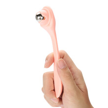 Portable Stainless Steel Eye Massager Pink – Wrinkle & Dark Circle Remover