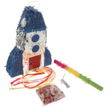 Rocket Pinata Kinderfeest Ruimtethema Spel Voor Jongens Meisjes