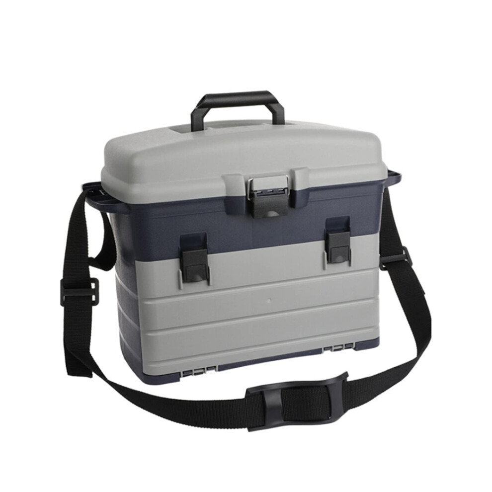 Fishing Tackle Box, Portable Gear Storage Case, Bait Box, Deep Sea Boat & Sea Fishing Compatible, Durable Plastic-image-OPC-PKHXP8Q-NEW