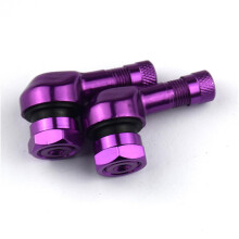 Valve Stem Dust-Proof Upgrade Fittings Vacuum Valves Wear-Resistant Wheel Stems Tire Caps Purple Pack Of 2