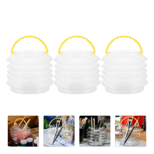 3 stuks multifunctionele penseelreiniger en -houder 2