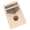 1 set draagbaar duimpiano vingerpiano 10-toon kalimba 8