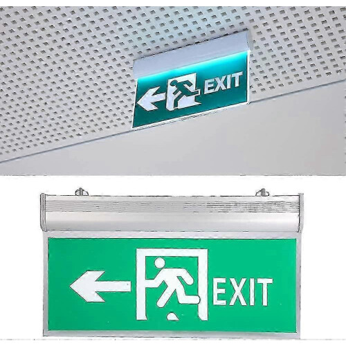 LED emergency exit sign 110-220V with high brightness display 1