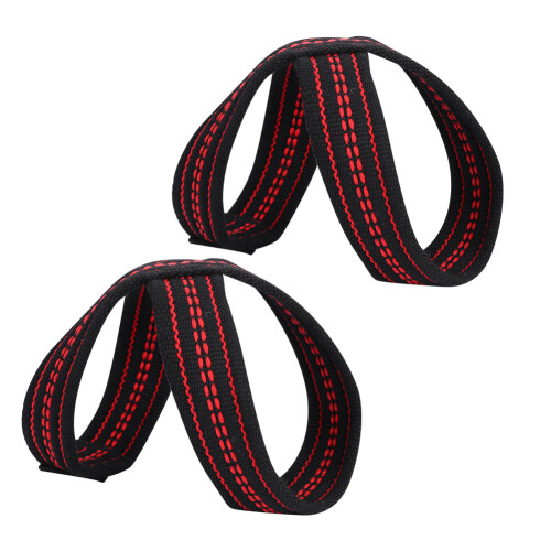 Strength Training Lifting Straps Hand Support - Soft Nylon & Spandex (S) 2