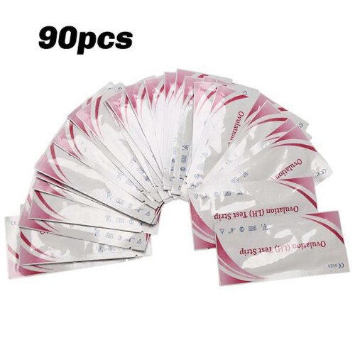 90 Pcs LH Private Ovulation Test Strip Urine Test Strip Predictor 1