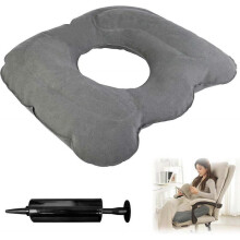 Donut Pillow Hemorrhoid Seat Cushion for Office Chair, Inflatable Chair Cushion, Sciatica Pillow for Tailbone Pain Seat Cushions