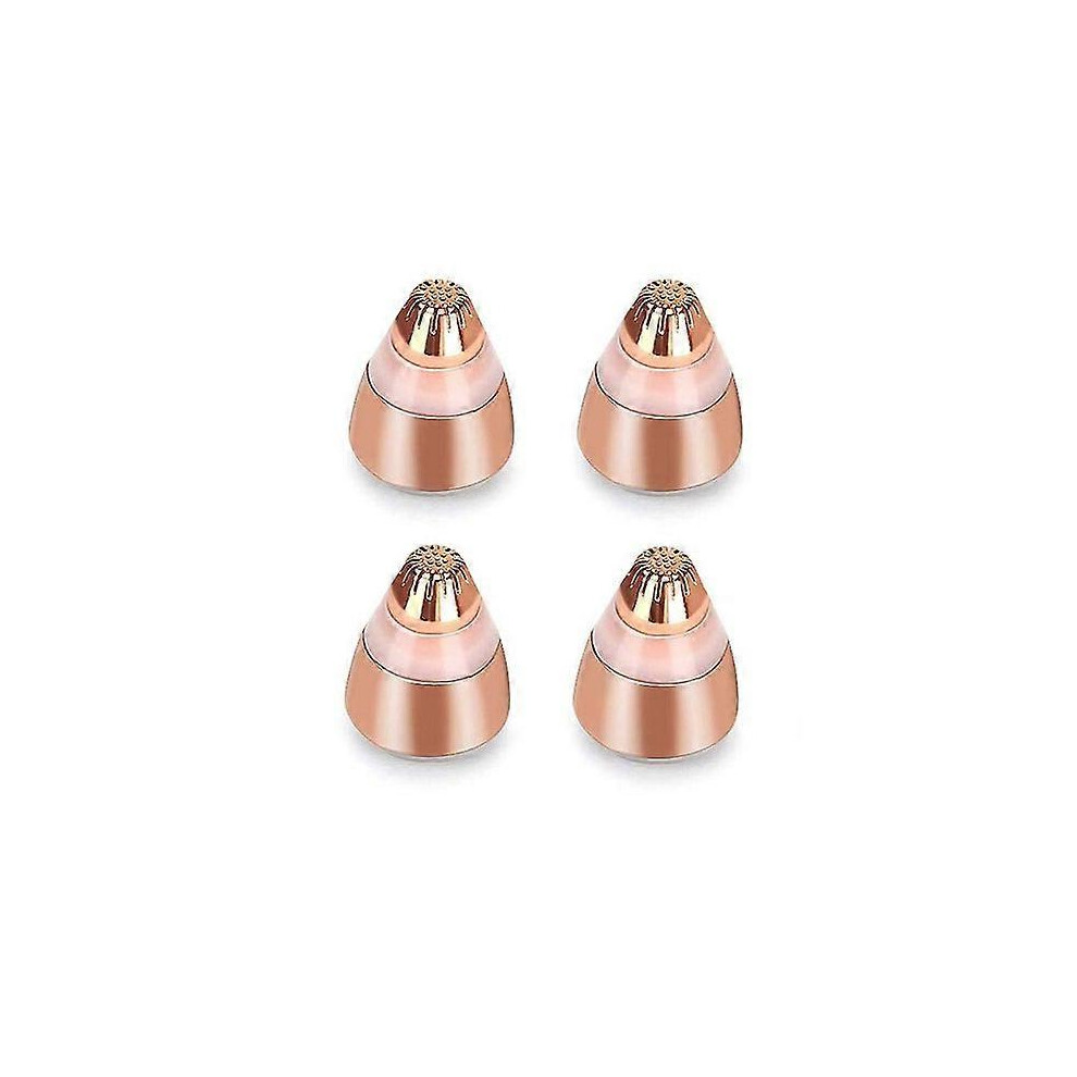 Gold Flawless Brows Remover: Painless Eyebrow Trimmer Replacement Head (4Pcs)