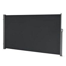 Store latéral - HELLOSHOP26 - 300 x 180 cm - Acier - Polyester - Noir