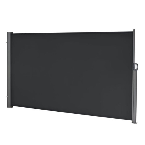 Store latéral - HELLOSHOP26 - 300 x 180 cm - Acier - Polyester - Noir