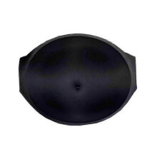 (M, Black) Simulation Pregnant Belly Tummy Bump Actor Cosplay Props Breathable Stage Performance - DSW