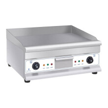 Plancha elétrica dupla 60 cm lisa 2 zonas de aquecimento 2 x 3 200 watts 14_0002858