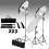 Ensemble d'éclairage de studio professionnel trépieds et parapluies 24 watts 02_0001411 1
