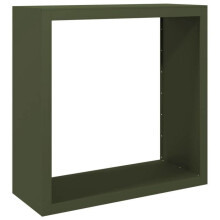 Suporte de lenha 100 x 40 x 100 cm aço verde 02_0043687