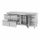 Table réfrigérée - HELLOSHOP26 - 403 L - 1 porte - 4 tiroirs - Thermostat digital 3