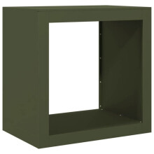 Portante in legno di riscaldamento 60 x 40 x 60 cm acciaio verde 02_0043728