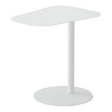 Mesa de apoio de metal 50 x 50 x 38 cm branca 03_0008621
