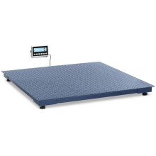 Vloerweegschaal 5 000 kg / 2 kg 150 x 150 cm met scherm