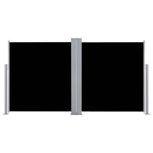 Auvent latéral rétractable 100 x 600 cm noir 02_0007426