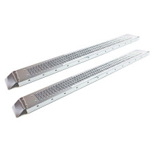 2 rampe di carico 160x22.5x4.5cm 400kg acciaio zincato barra di collisione 16_0001221