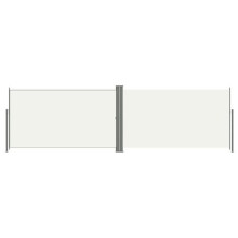 Opvouwbare zijluifel 180 x 600 cm crèmewit 02_0007170