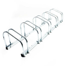 Supporto a terra per 5 biciclette 130,5 cm metallo zincato biciclette
