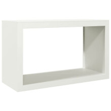 Porta de madeira para lenha 100 x 40 x 60 cm aço branco 02_0043692