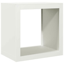 Portante in legno per legna da ardere 60 x 40 x 60 cm acciaio bianco 02_0043726
