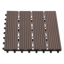 Dalles de jardim - HELLOSHOP26 - Conjunto de 11 - Madeira compósita - Antiderrapante - 1m²