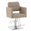 Kapperstoel - HELLOSHOP26 - Ergonomisch - RVS - Verstelbaar 45-55 cm - 150 kg 1