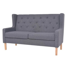 Conjunto de sofás 2 peças tecido cinza 02_0020155