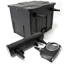 Kit de filtragem para lago de 12000 litros 80 watts bomba eco esterilizador uvc 18w 412 16_0000847