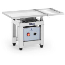 Vibrationskaffee-Tisch aus Edelstahl 45 Watt, Edelstahl silber 14_0010059