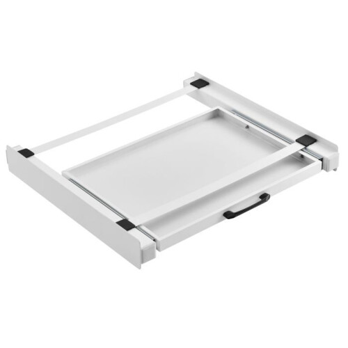 Kit de superposition - HELLOSHOP26 - Universel - Tablette coulissante - Blanc - 60 cm