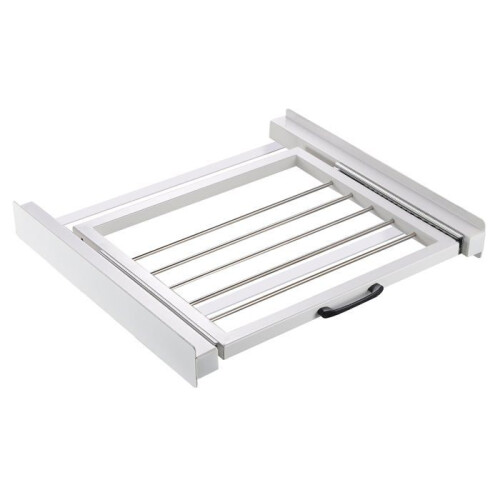 Kit de superposition - HELLOSHOP26 - 60 cm - Blanc - Porte-serviettes - Antidérapant 2