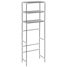 Ondersteuning voor 3 niveaus toiletopslag 53 x 28 x 169 cm zilver 02_0005465