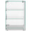 Neutrale Vitrine - HELLOSHOP26 - 14_0010228 - 60 L - 3 Ebenen - Edelstahl 3