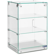 Vitrina neutra - HELLOSHOP26 - 14_0010228 - 60 L - 3 niveles - Acero inoxidable