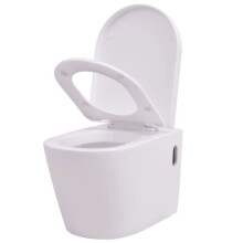 Inodoro de pared suspendido cerámico blanco para baño 02_0003571