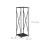 Étagère de cheminée acier 111 cm noir 13_0001082 1
