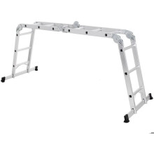 Klappbare und multifunktionale Aluminiumleiter mit 2 Stützfüßen, belastbar bis 150 kg 12_0000473