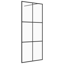 Mampara de ducha - Casa Interior - ESG - Vidrio de seguridad 5mm - Marco de aluminio - 114-115x195cm