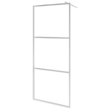 Italienische Duschwand Duschkabine Duschtrennwand Badezimmer Haus Innenbereich ESG-Glas 90x195 cm 5 mm