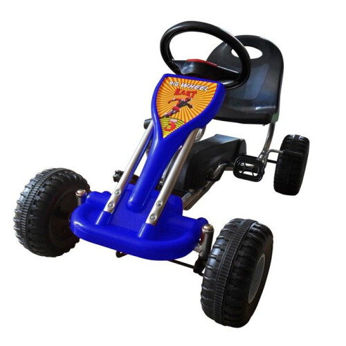 Go-kart per bambini a pedali blu 89 cm 0102003