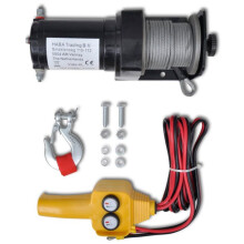 Treuil elétrico 12 volts 907 kg ferramentas de oficina garagem 3402139/2