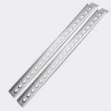 Set van 2 opvouwbare multifunctionele laadramen van aluminium met botsrails 160 cm tot 364 kg grijs 3416093