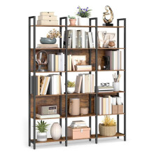 Bibliothèque - HELLOSHOP26 - 6 niveaux - Blanc nuage - Panneaux d'aggloméré - 175 cm
