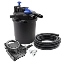 Kit de bassin - HELLOSHOP26 - 6000 litres - 11 watts UVC - Pompe 6000 l/h - Tuyau 5 m