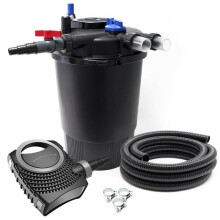 Kit set bassin 60000 liter 55 watt UVC pomp 12000 l/h slang 10 m filtratiekit 16_0001950